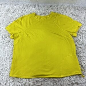 Lululemon Lightweight Cinched Hem Hiking T-Shirt Sonic Yellow